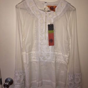 Tory Burch White Tunic NWT